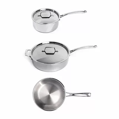 BergHOFF Professional Tri-Ply 18/10 Stainless Steel Starter 5-pc. Cookware Set