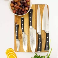 BergHOFF Antigua Stainless Steel 7-pc. Cutlery Set with Wood Storage Case