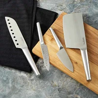 BergHOFF Straight 18/10 Stainless Steel 5-pc. Specialty Knife Set with 3-In-1 Sharpener