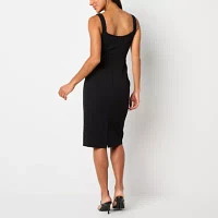 Bold Elements Womens Midi Bodycon Dress