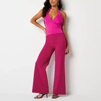 Bold Elements Womens High Rise Wide Leg Palazzo Pant