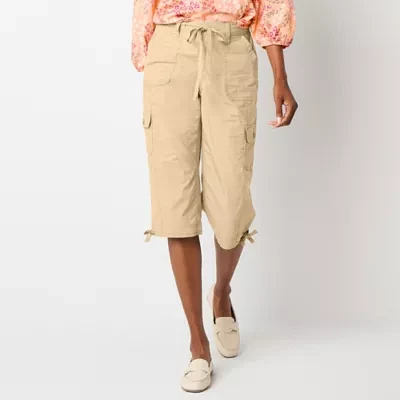 St. John's Bay Womens Mid Rise Capri Pant