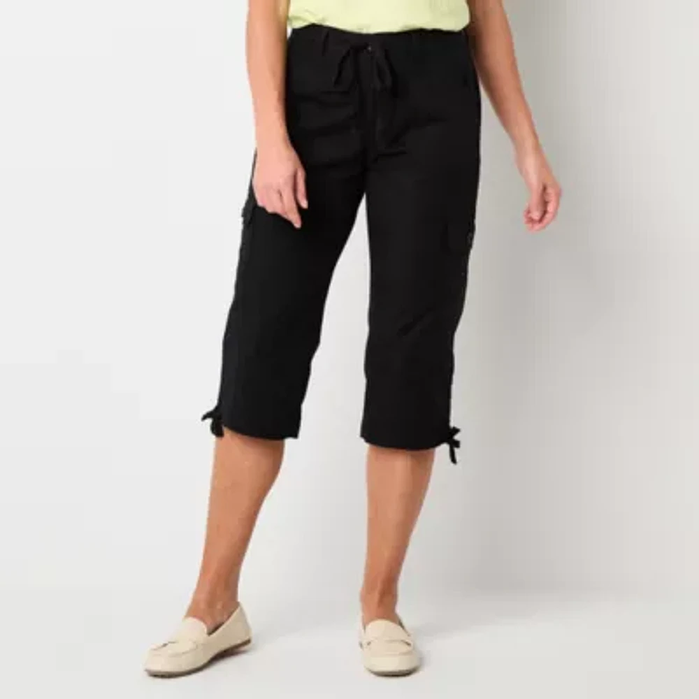 St. John's Bay Womens Mid Rise Capri Pants