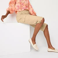 St. John's Bay Womens Mid Rise Capri Pant