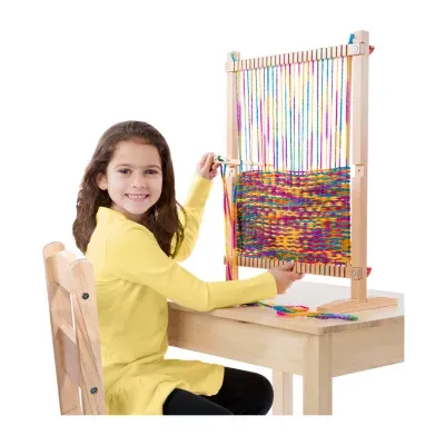 Melissa & Doug Multi-Craft Weaving Loom Kids Craft Kit