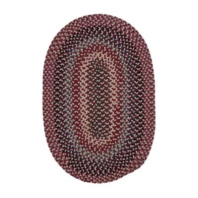 Colonial Mills Traditions Bordered Braided Reversible Indoor Oval Accent Rug