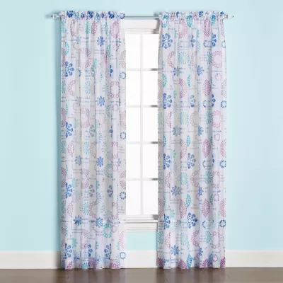 Saturday Knight Dream Light-Filtering Rod Pocket Single Curtain Panel