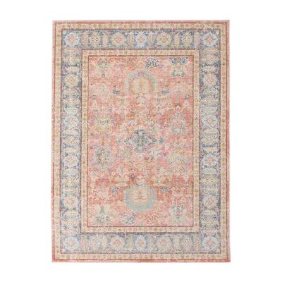 Amer Rugs Cienieka Marta Vintage Bordered Indoor Rectangular Accent Rug