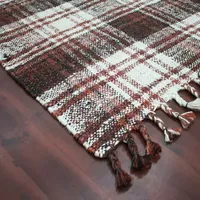 Amer Rugs Hermoppa Xan Plaid Flatweave Rectangular & Floor Coverings Reversible Indoor Accent