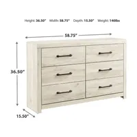 Signature Design by Ashley® Cambeck Bedroom Collection 6-Drawer Dresser