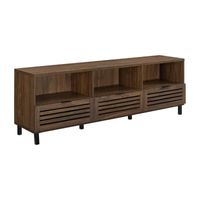 70" Modern Slat Door TV Stand