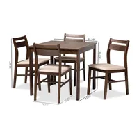 Lovy Dining Collection 5-pc. Square Set