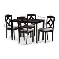 Ruth Dining Collection 5-pc. Rectangular Dining Set