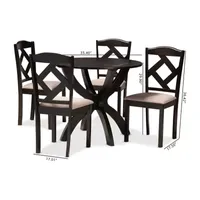 Quinlan Dining Collection 5-pc. Round Dining Set