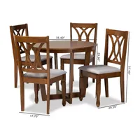 Aggie Dining Collection 5-pc. Round Dining Set