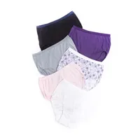 Hanes Ultimate™ Cool Comfort™ Cotton Ultra Soft 6 Pack Average + Full Figure Cooling Brief Panty 40h6cc