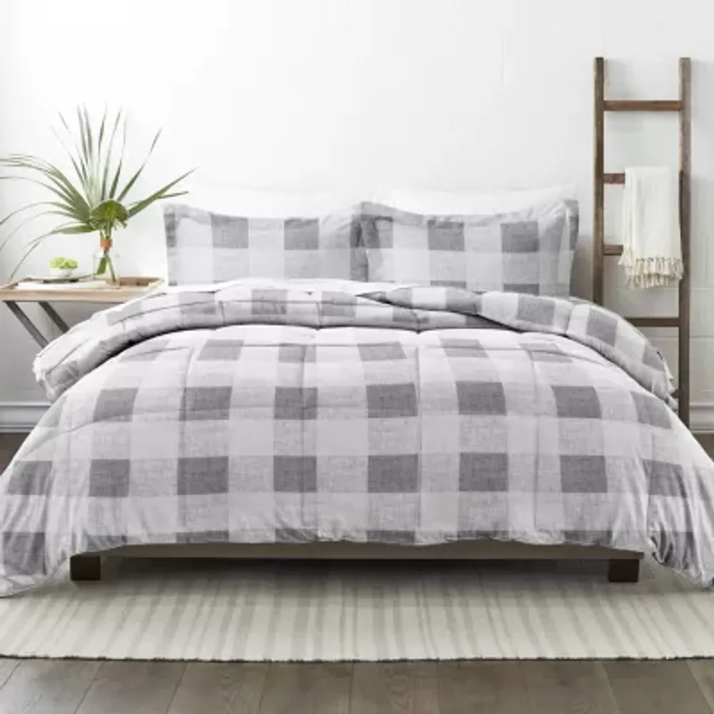 Casual Comfort Gingham Down-Alternative Comforter