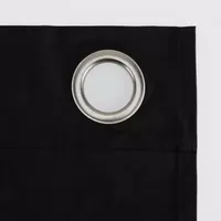 Sun Zero Cyrus Energy Saving 100% Blackout Grommet Top Single Curtain Panel