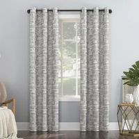 Sun Zero Parrish Energy Saving 100% Blackout Grommet Top Single Curtain Panel