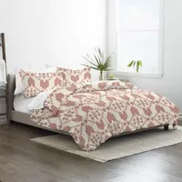 Casual Comfort Adobe Diamond Patterned Duvet Cover Set