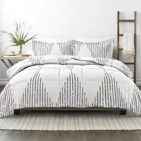 Casual Comfort Diamond Stripe Down-Alternative Comforter