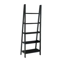 Almasy 5-Shelf Leaning Bookshelf