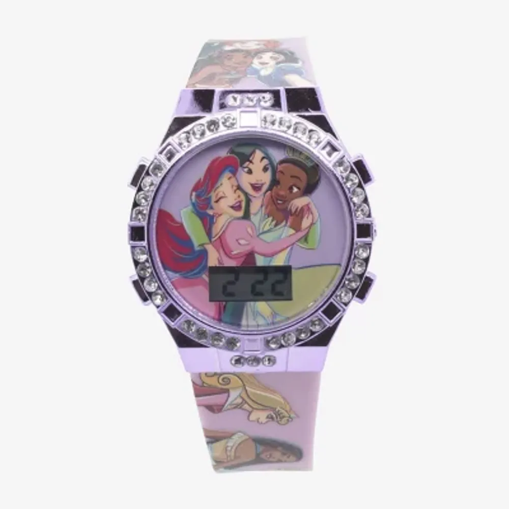 Disney Princess Unisex Digital Multicolor Strap Watch Pn4486