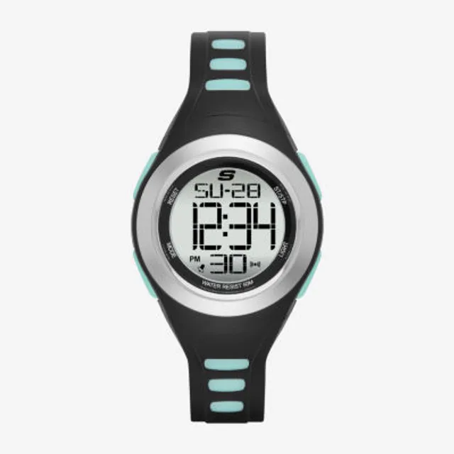Skechers Womens Chronograph Digital Sr2020 Strap Watch | Mall Black Hawthorn
