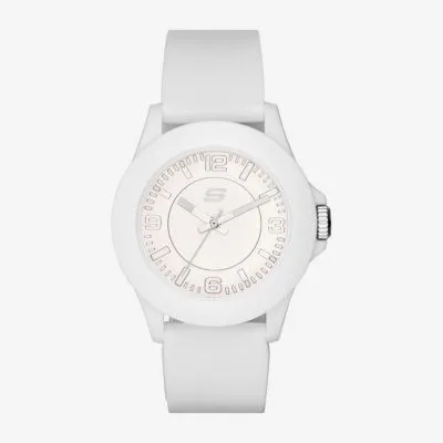 Skechers Womens White Strap Watch Sr6023