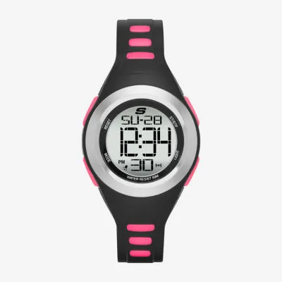 Skechers Womens Chronograph Digital Black Strap Watch Sr2019