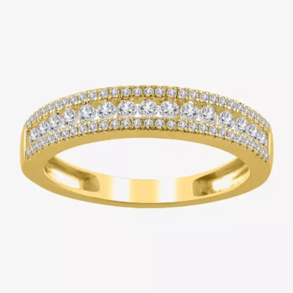 1/2 CT. T.W. Natural White Diamond 14K Gold Anniversary Wedding Band