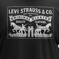 Levi's Big and Tall Mens Crew Neck Short Sleeve Regular Fit Graphic T-Shirt