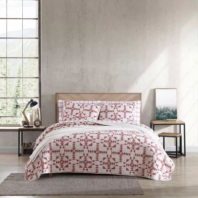 Eddie Bauer Arrowhead Geometric Reversible Quilt Set