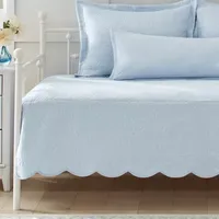 Laura Ashley Solid Trellis Daybed Cover Set