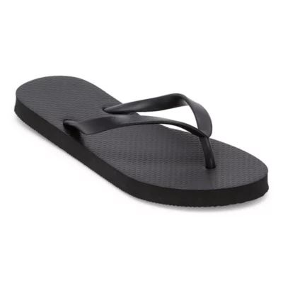 Mixit Womens Matte Solid Flip-Flops