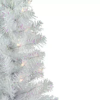 Northlight Rockport White Artificial Clear Lights Foot Pre-Lit Pine Christmas Tree