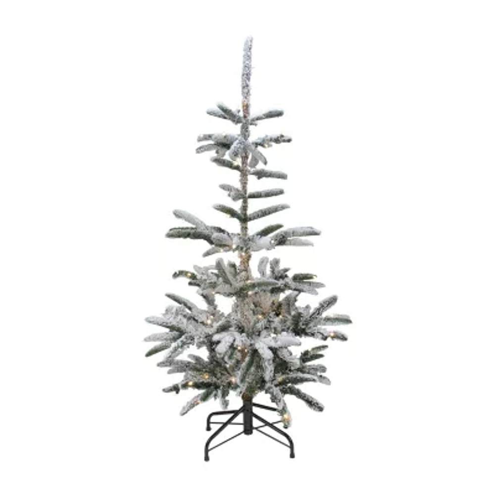 Northlight Noble Artificial Warm Clear Led Lights 4 1/2 Foot Pre-Lit Fir Christmas Tree