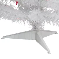 Northlight Slim White Artificial Lights Foot Pre-Lit Pine Christmas Tree