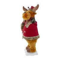 Northlight 24" Animated Musical Moose Christmas Animal Figurines