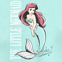 Xtreme Toddler Girls Crew Neck Short Sleeve The Little Mermaid Graphic T-Shirt