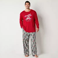 North Pole Trading Co. Mens Big Crew Neck Long Sleeve 2-pc. Matching Family Pant Pajama Set