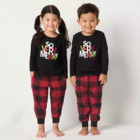 North Pole Trading Co. Toddler Unisex Microfleece 2-pc. Christmas Matching Family Pajama Set