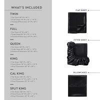 Madison Park Essentials Solid Satin 6-pc. Sheet Set