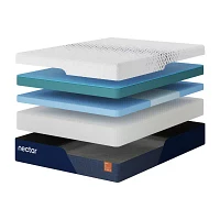 Nectar Ultra Memory Foam 5.1 15" Plush Mattress a Box