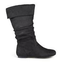 Journee Collection Womens Shelley Wide Calf Slouch Boots