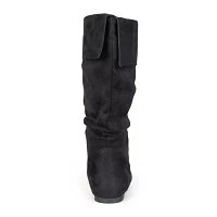 Journee Collection Womens Shelley Wide Calf Slouch Boots