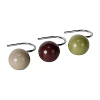 Madison Stripe Shower Curtain Hooks