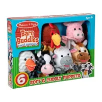 Melissa & Doug Barn Buddies Hand Puppets (6 Pc)