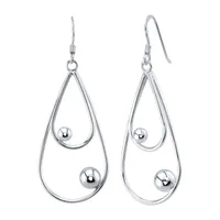 Sterling Silver Ball Drop Earrings