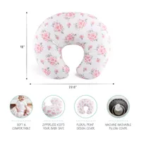 The Peanutshell Pink Flowers Nursing Pillows